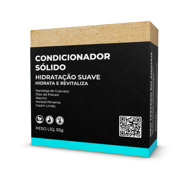 Condicionador sólido em barra OCCs hidratação suave